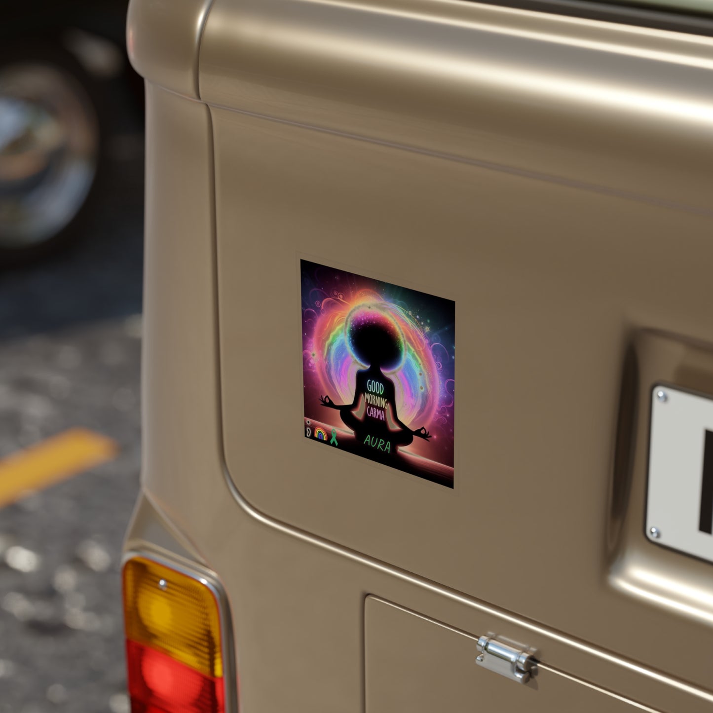 Transparent Outdoor Stickers, Aura