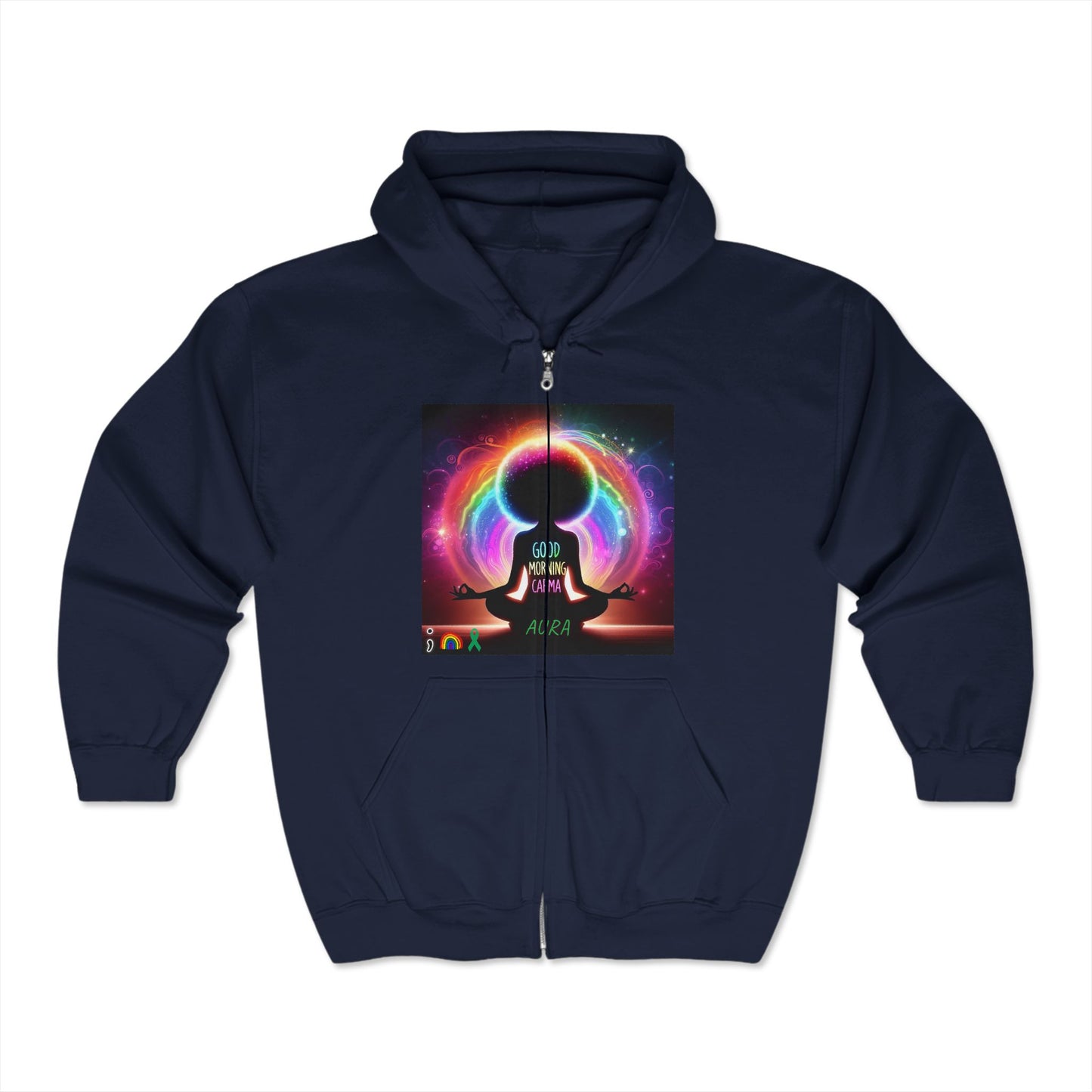 Unisex Heavy Blend™ Full Zip Hooded Sweatshirt-Aura