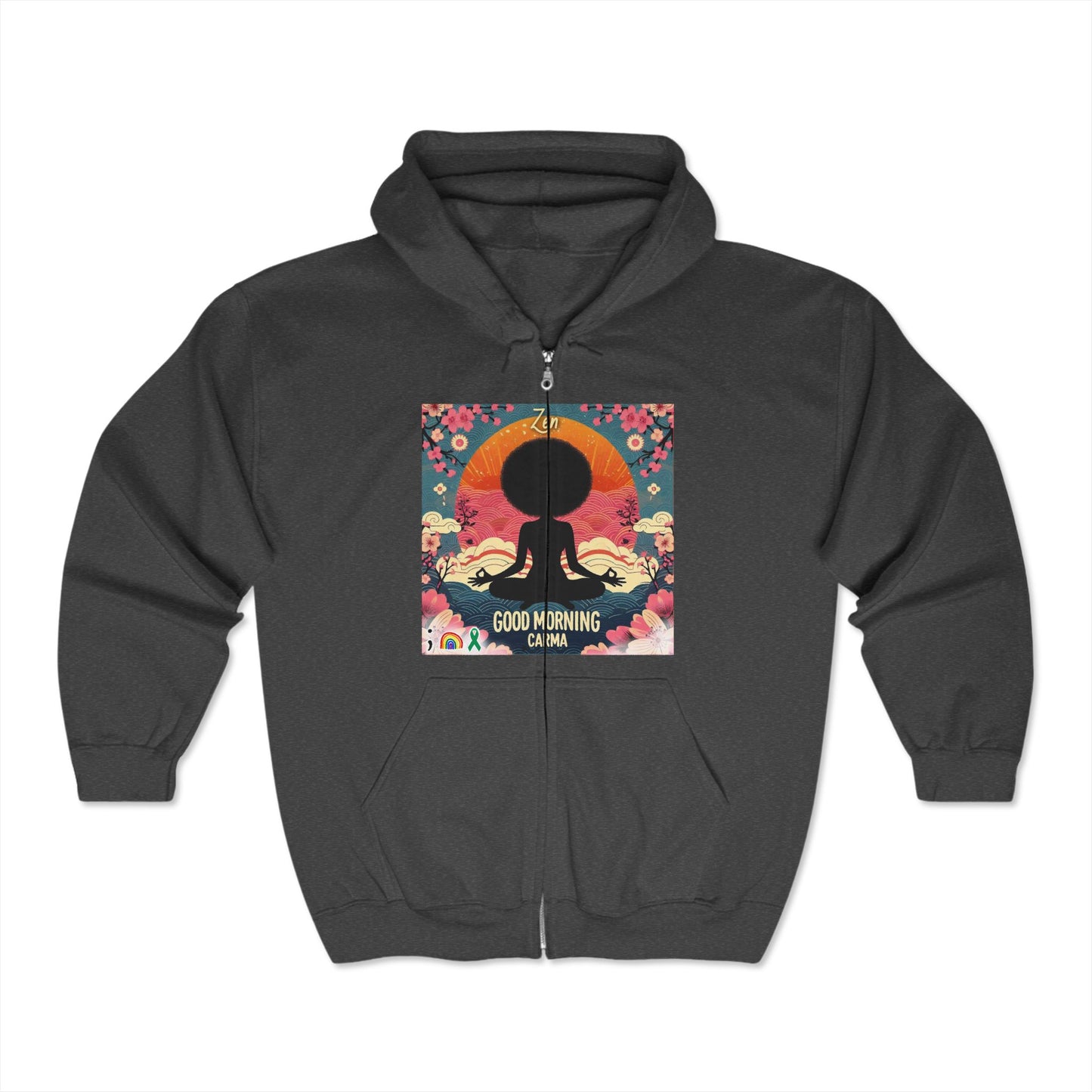 Unisex Heavy Blend™ Full Zip Hooded Sweatshirt-Zen