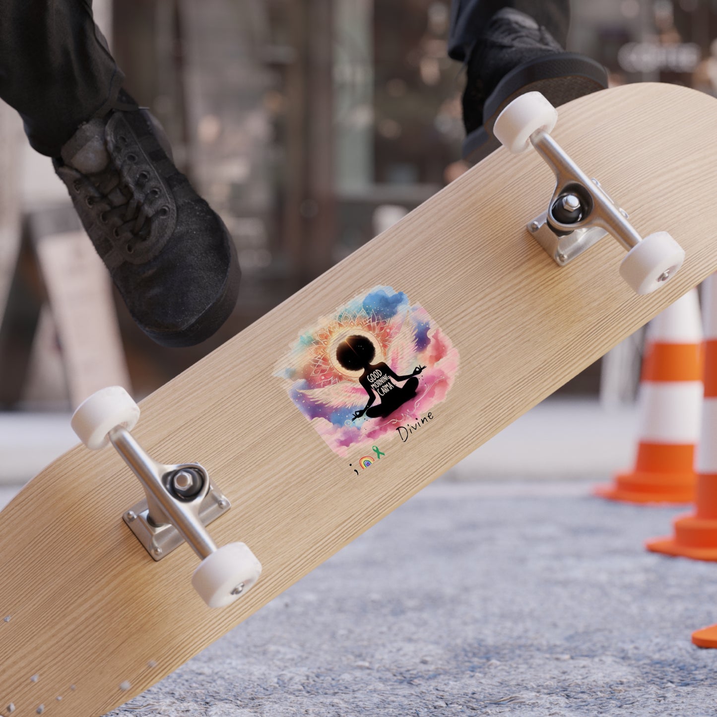 Transparent Outdoor Stickers, Divine