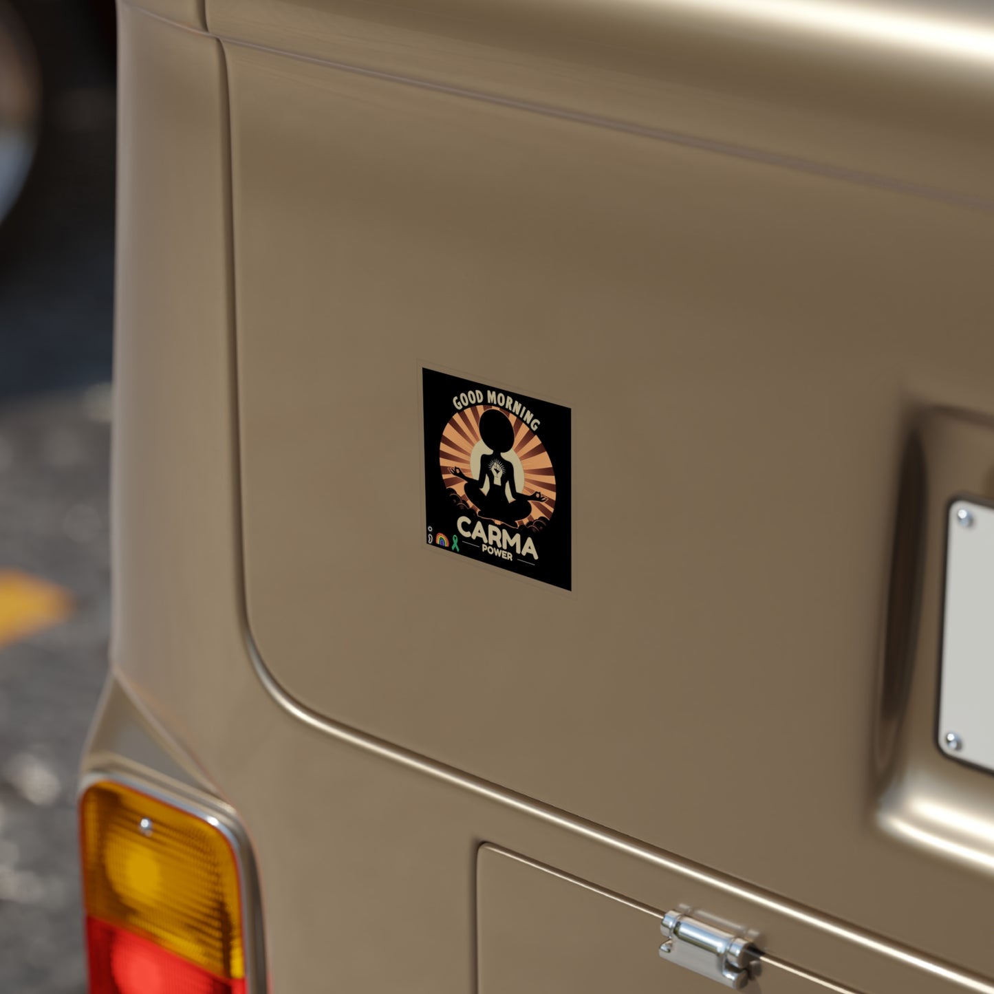 Transparent Outdoor Stickers, Power