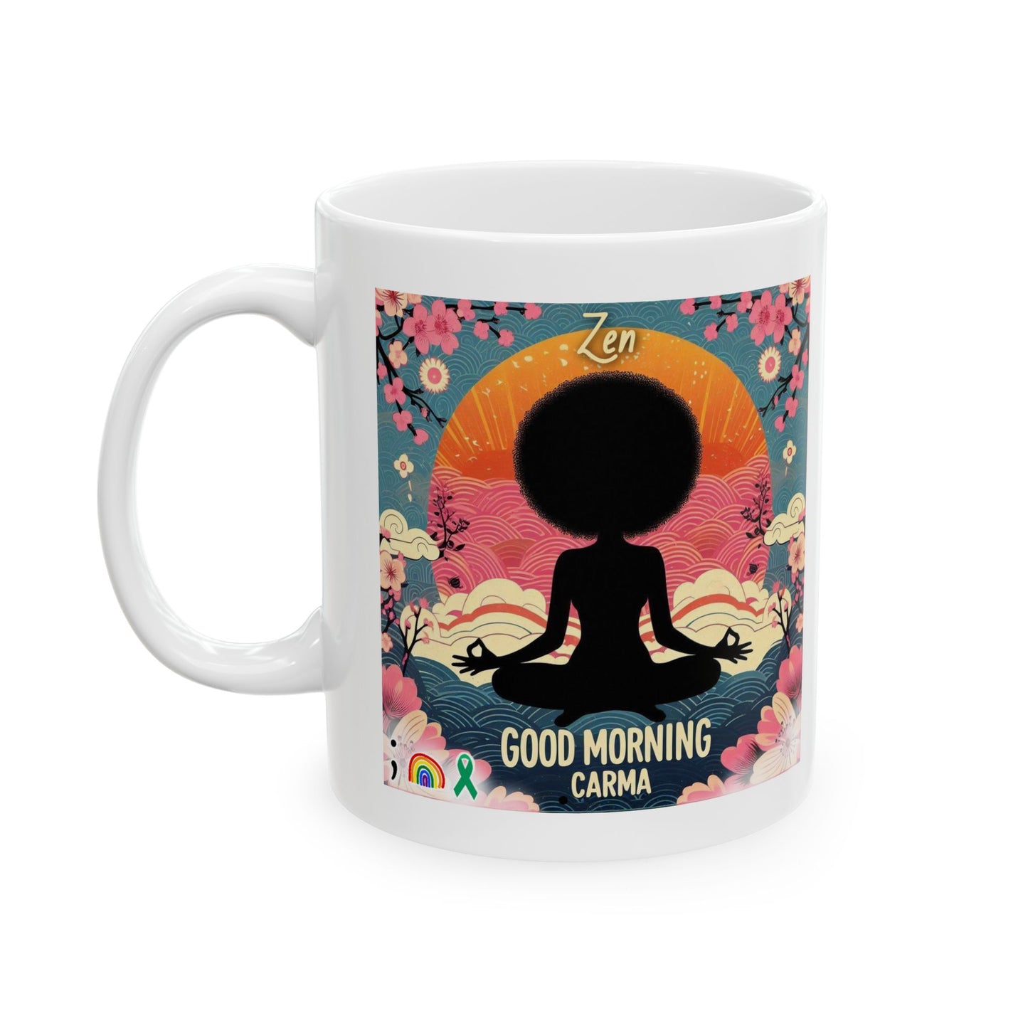 Zen-Ceramic Mug, (11oz, 15oz)