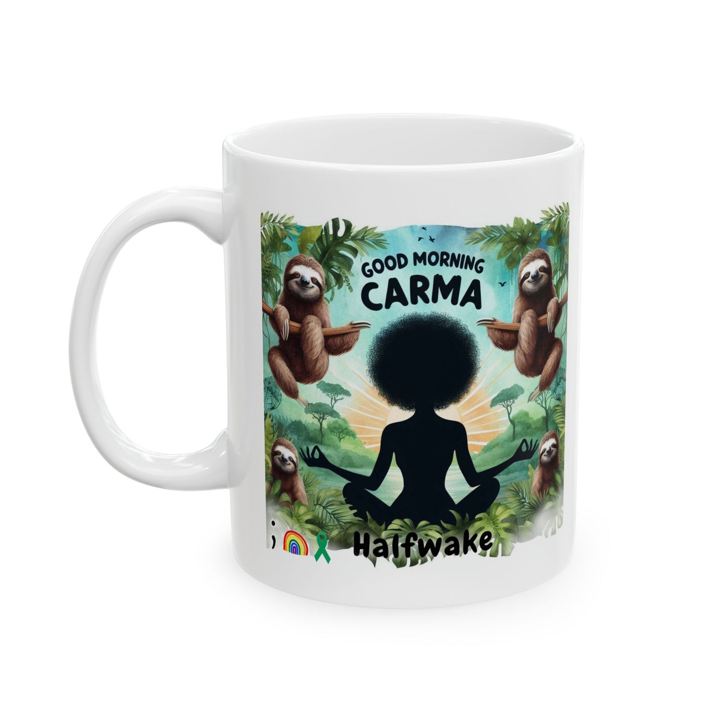 Halfwake-Ceramic Mug, (11oz, 15oz)